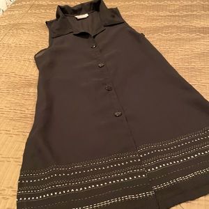 Cover Me swimsuit cover-up, sheer black, M